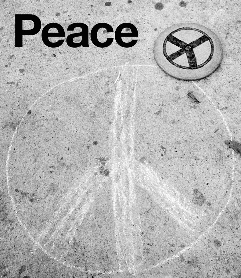 Poster for Peace book from Reel Art Press