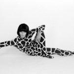 Animal print, Giraffe ensemble, in Rudi Gernreich film, Basic Black