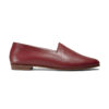Ops&Ops No10 Claret leather flats side view