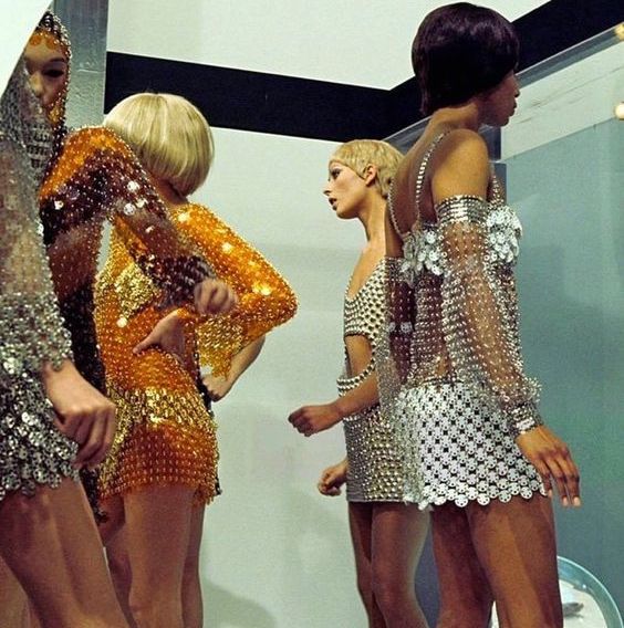 Paco Rabanne Space-Age dresses