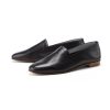 Ops&Ops No10 Classic Black leather flats pair