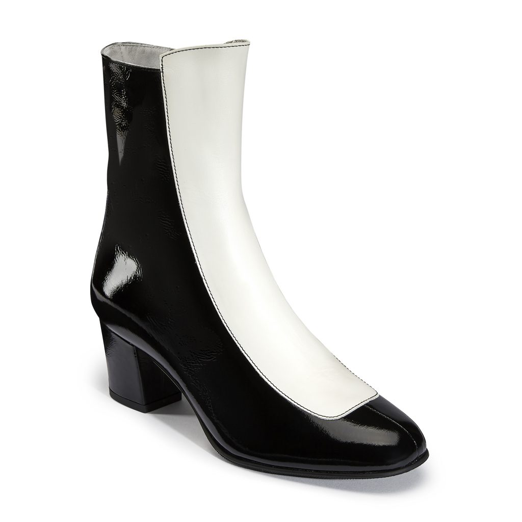 No.16 Oreo Patent Leather Boots - Ops & Ops