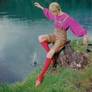 Veruschka in Tyrolean dress, 1967