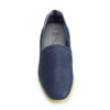 Ops&Ops No10 Action Blue leather flats front view