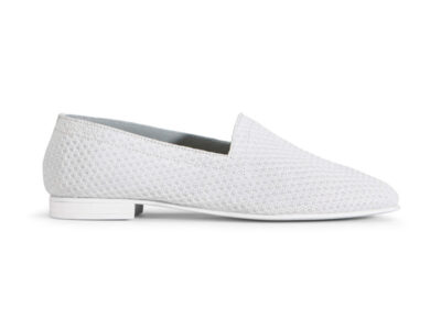 Ops&Ops No10 Action leather flats White side view