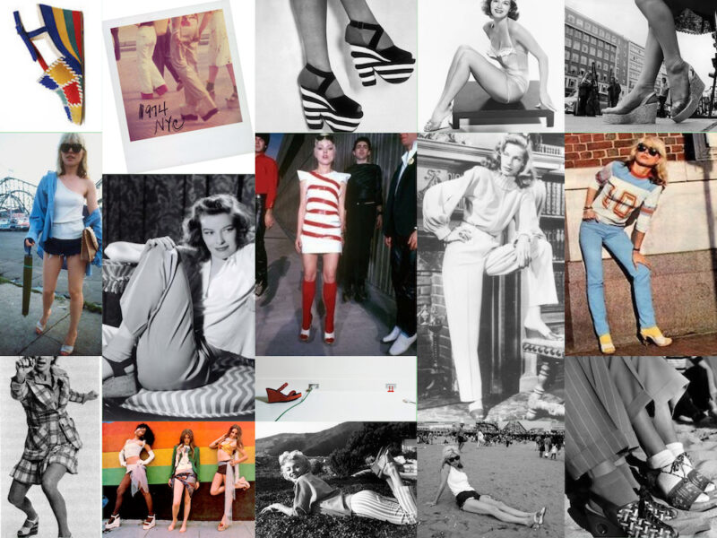Ops&Osp Inspo moodboard for No15 wedge heels