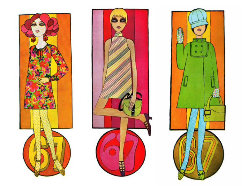 Caroline Smith illustration in Petticoat magazine 1967