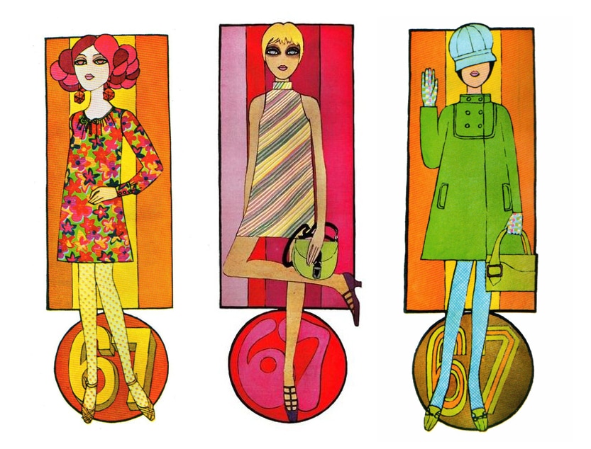 Caroline Smith illustration in Petticoat magazine 1967