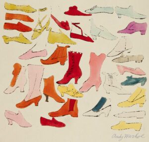 Andy Warhol footwear illustration