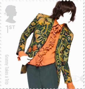 Royal mail fashion drawing postage stamp