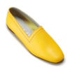 Colman's Mustard loafers with red topstitch. Flavour of the month for June, front