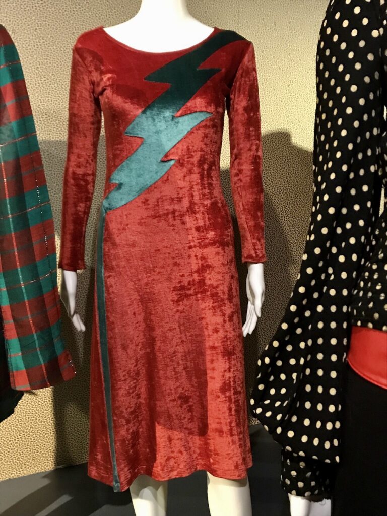 Mr Freedom lightning bolt dress, inspo for Ops&Ops metallics pop collection