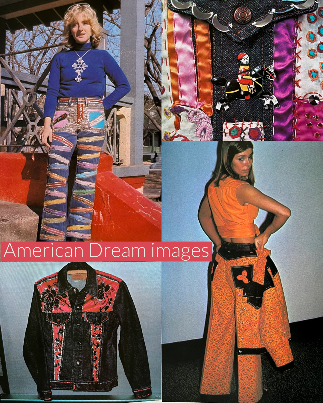 American Dream customised denim design images