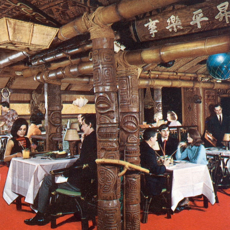 Trader Vic's tiki bar, 1963