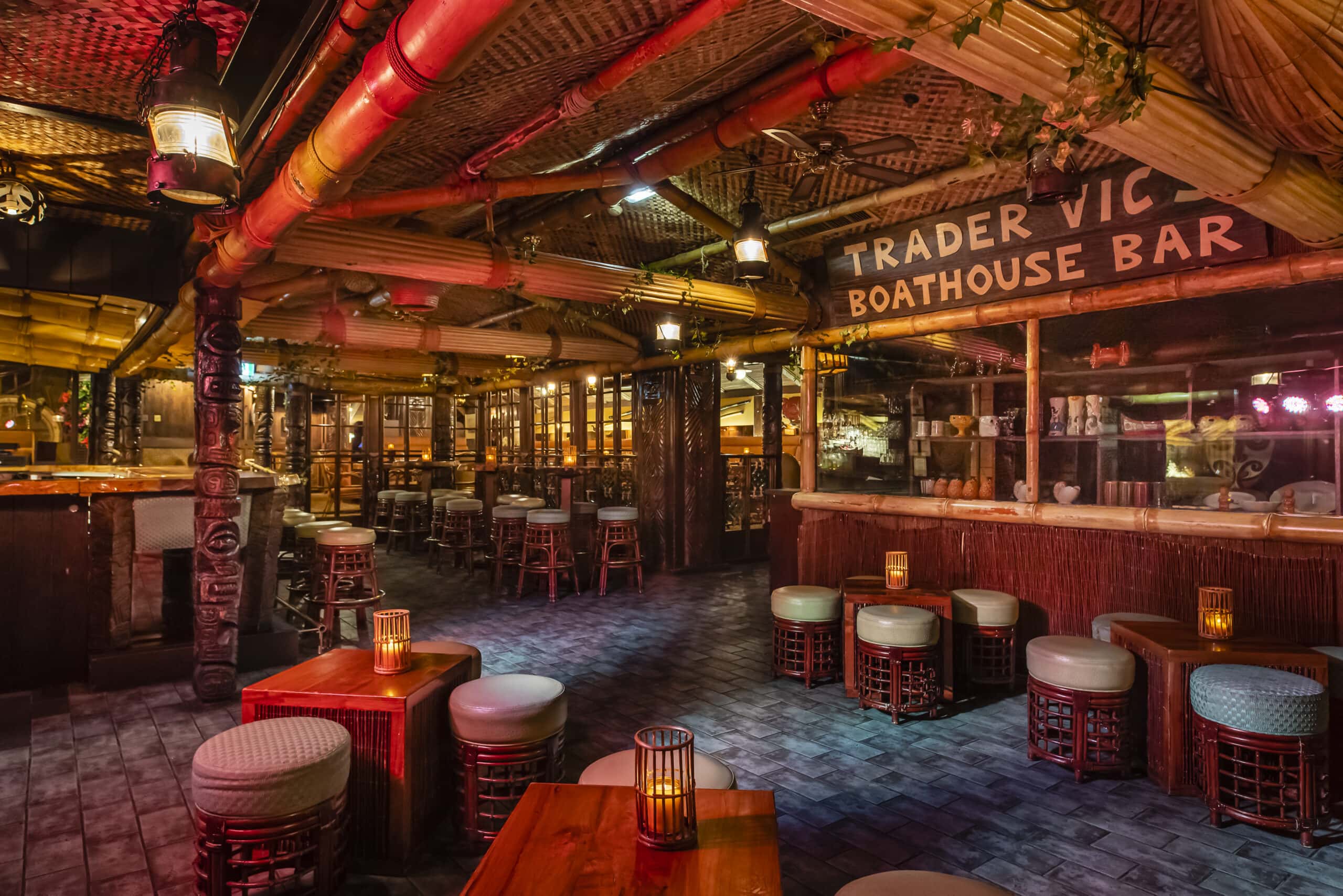 One for the road at Trader Vic's Tiki Bar - Ops & Ops