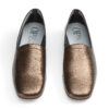 Ops&Ops No17 Bronze metallic leather loafers, pair