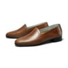 Ops&Ops No11 Cinnamon leather block-heel loafers, pair