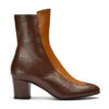 No16 Curly Wurly leather boot side view