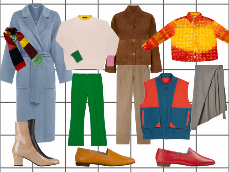 Rev up spring wardrobe: colour blocking clothing