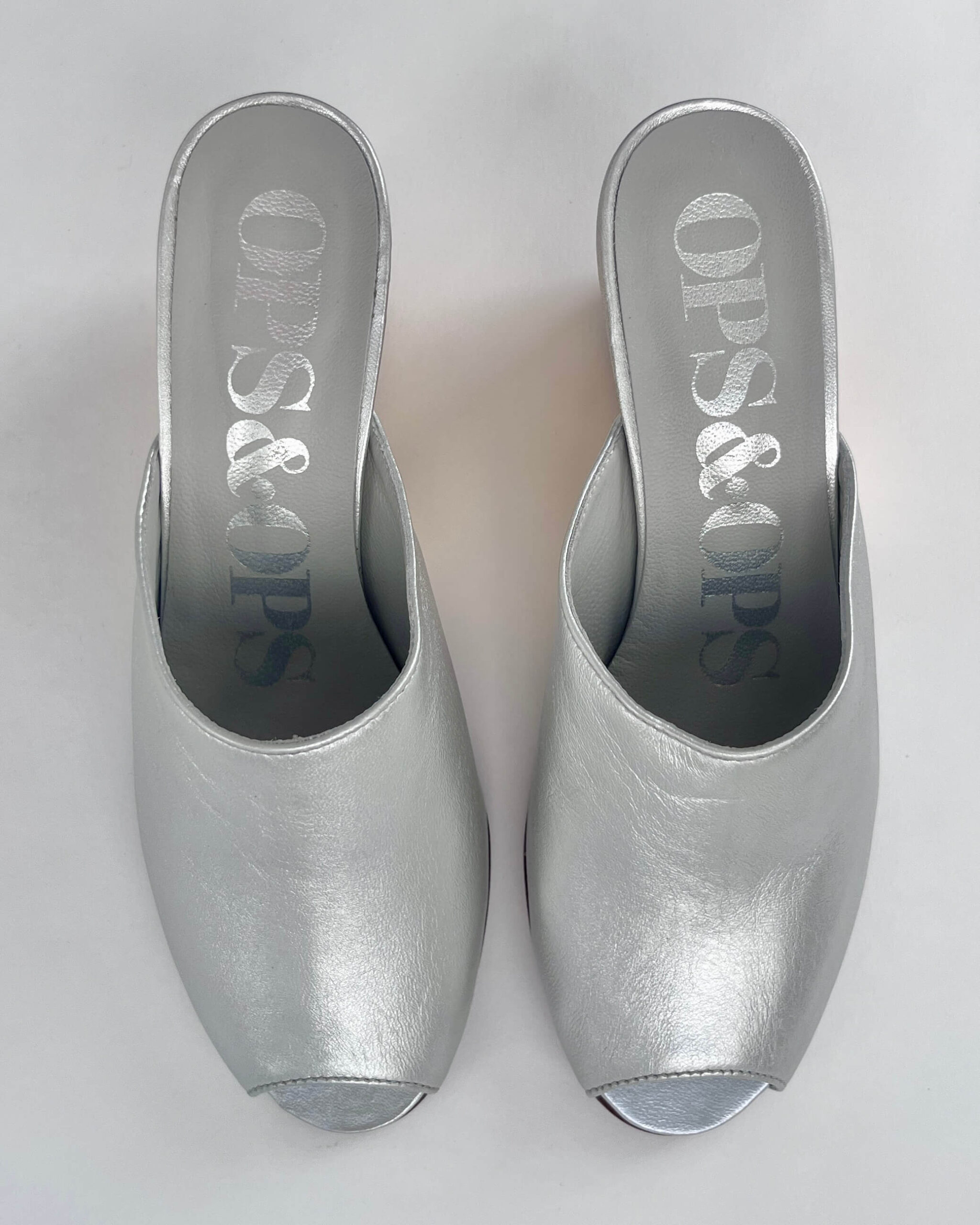 Ops&Ops sample sale silver gold wedges