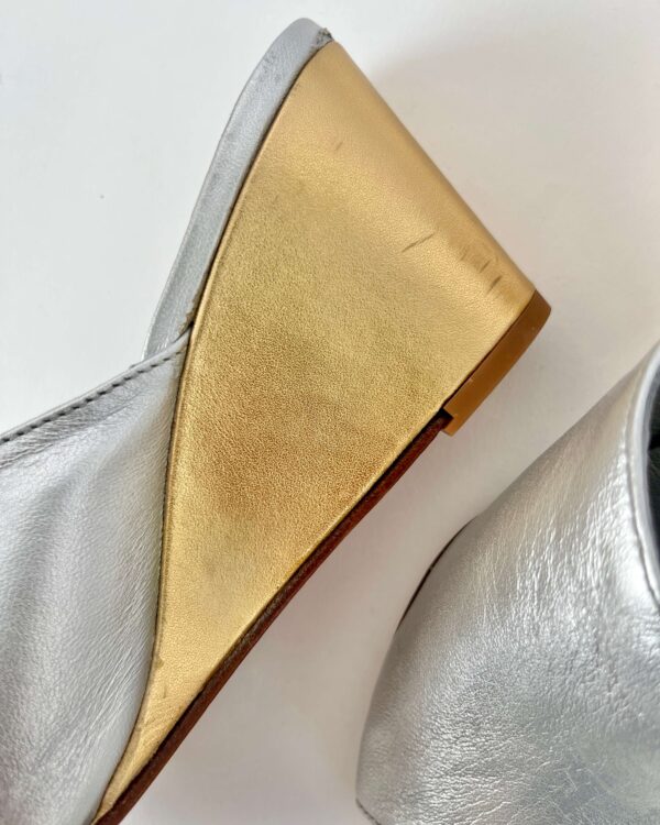 Ops&Ops sample sale silver gold wedges