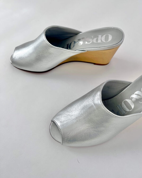 Ops&Ops sample sale silver gold wedges