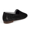 Ops&Ops No10 Lurex Black flats, back view