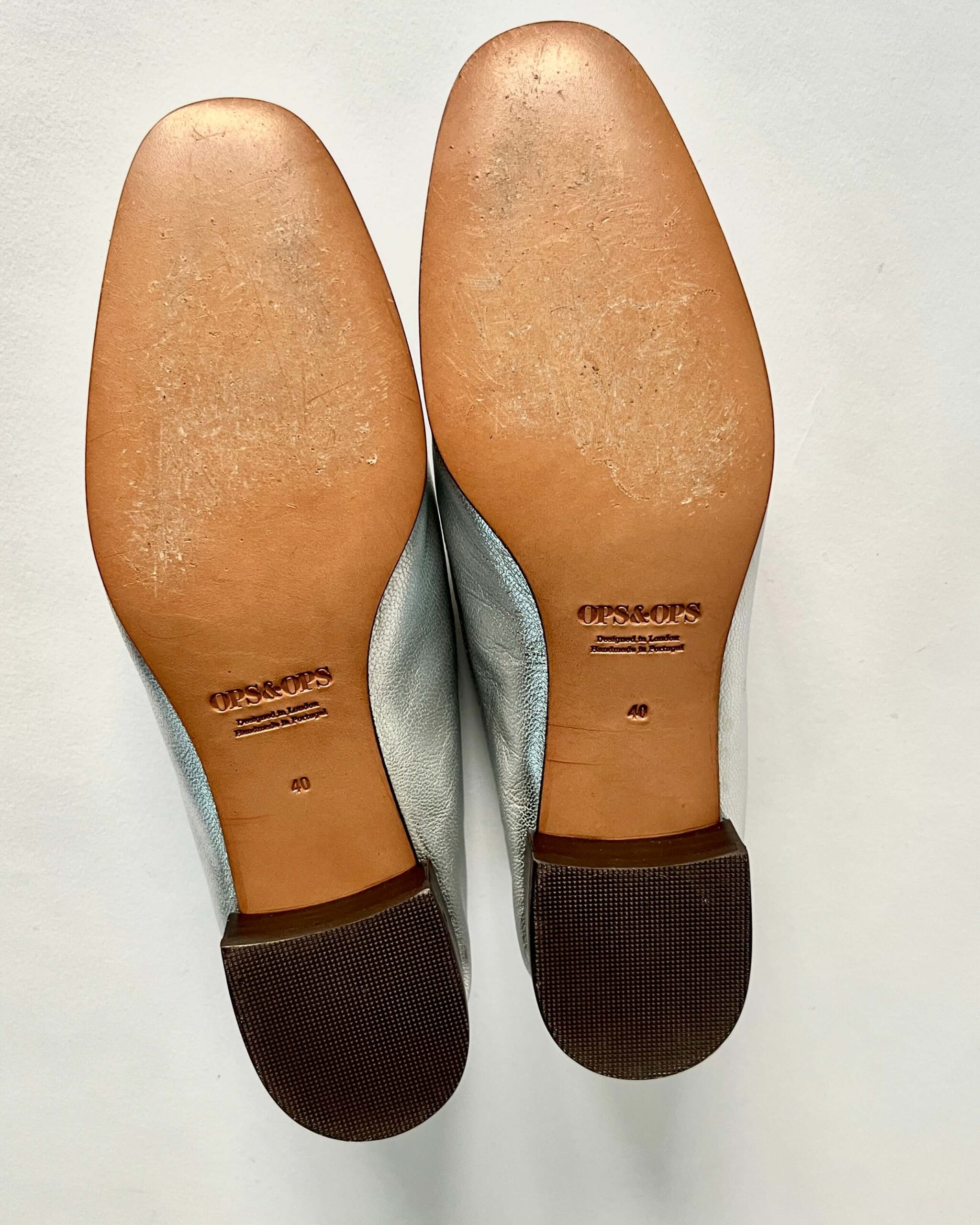 11SS 40 outlet soles Ops&Ops No11 Sterling Silver soles worn on shoot