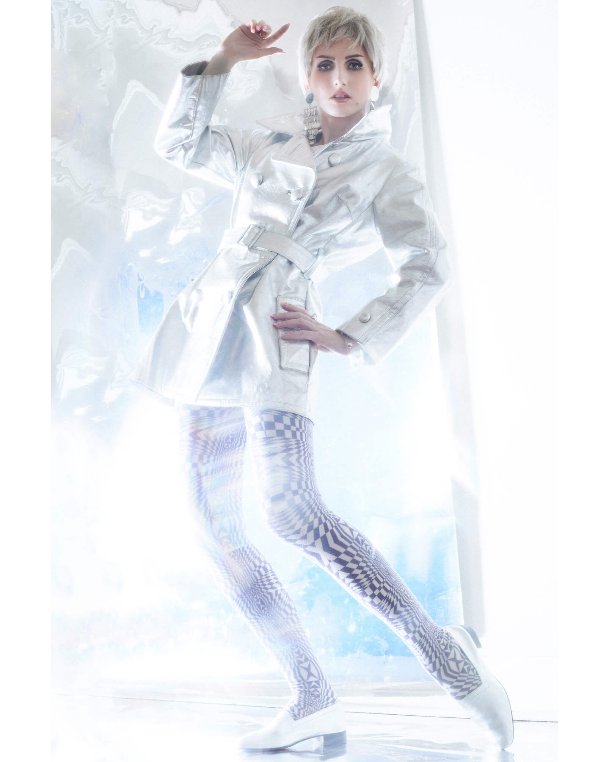 Ops&Ops No11 Sterling Silver modelled by Shady Spex