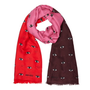 Kenzo eye-print scarf