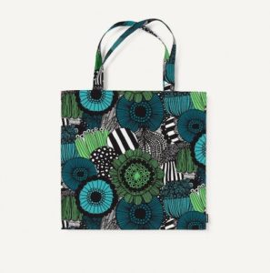 Marimekko floral tote