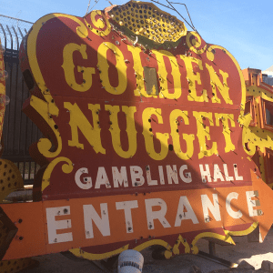 Las Vegas Neon Museum: Golden Nugget