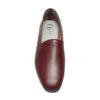 Ops&Ops No10 Claret leather flats front view